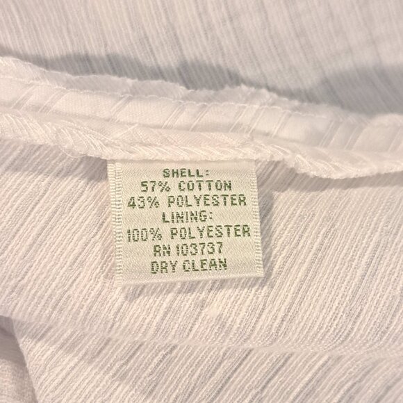 Donna Morgan White NWT A-Line Dress - Picture 9 of 9